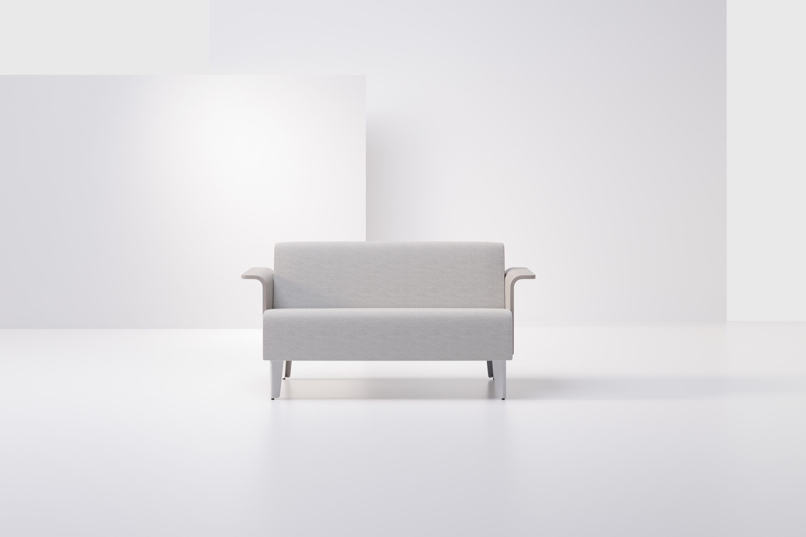 Avila Sofa with Molded Solid Surface Arms Featured Product Image