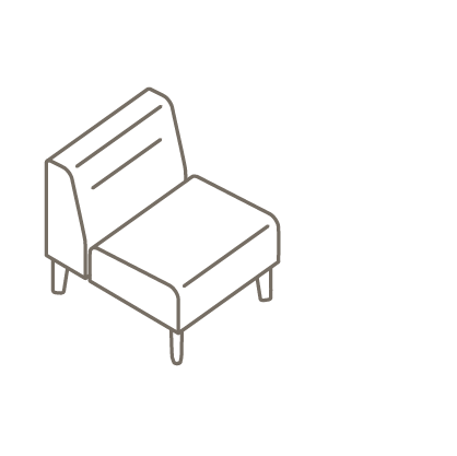 Avila Fluted Lounge Chair Icon 
