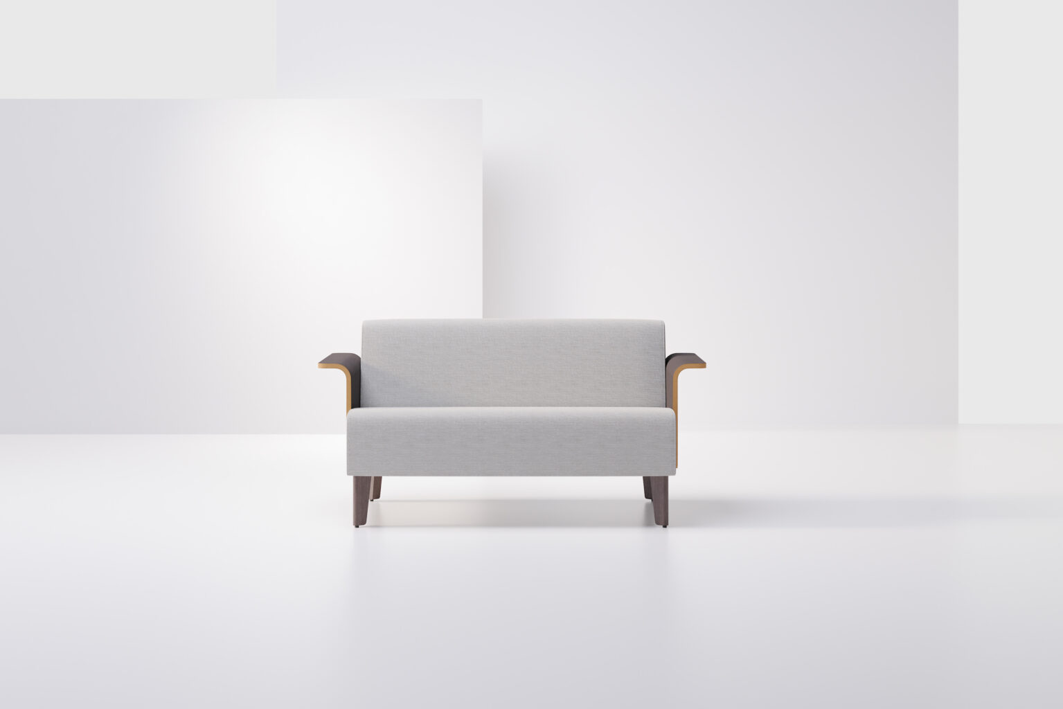 Avila Sofa with Molded Wood Arms Product Image 2