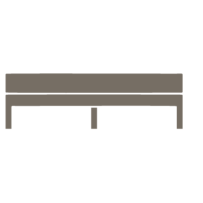 Charlotte 96 Bench Icon Front
